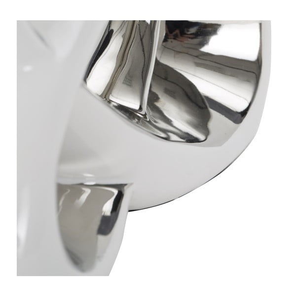 Biało-srebrny wazon ceramiczny Mauro Ferretti Bling-image-3