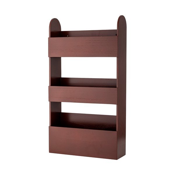 Czerwony regał dziecięcy z litego drewna paulowni 38x70x12 cm Moris – Bloomingville Mini