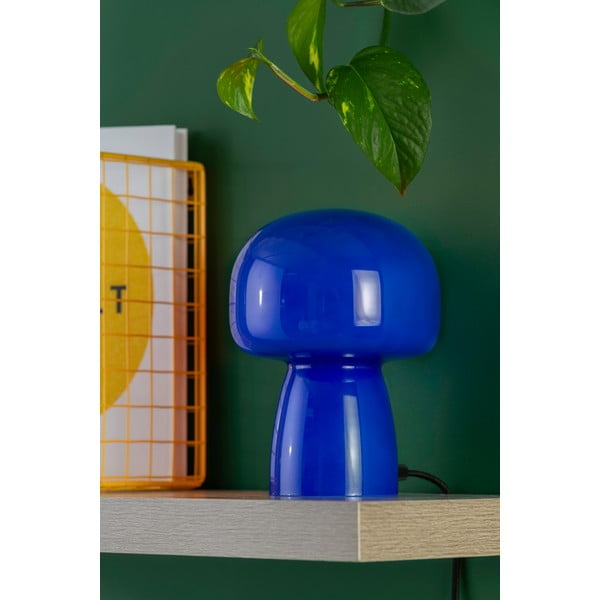 Niebieska lampa stołowa (wysokość 20 cm) Fervor  – Leitmotiv-image-2