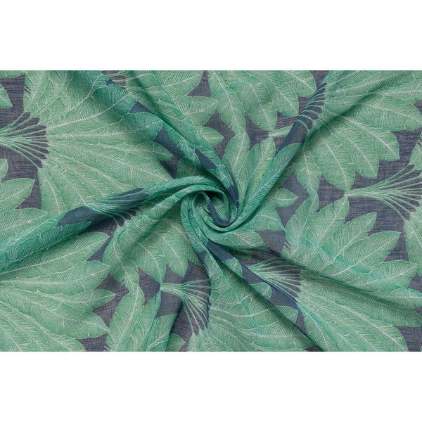 Zielona firanka 140x260 cm Mauritius – Mendola Fabrics-image-1