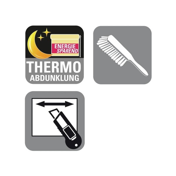 Biała roleta 42,5x150 cm Plisé Verona Termo – Gardinia-image-2