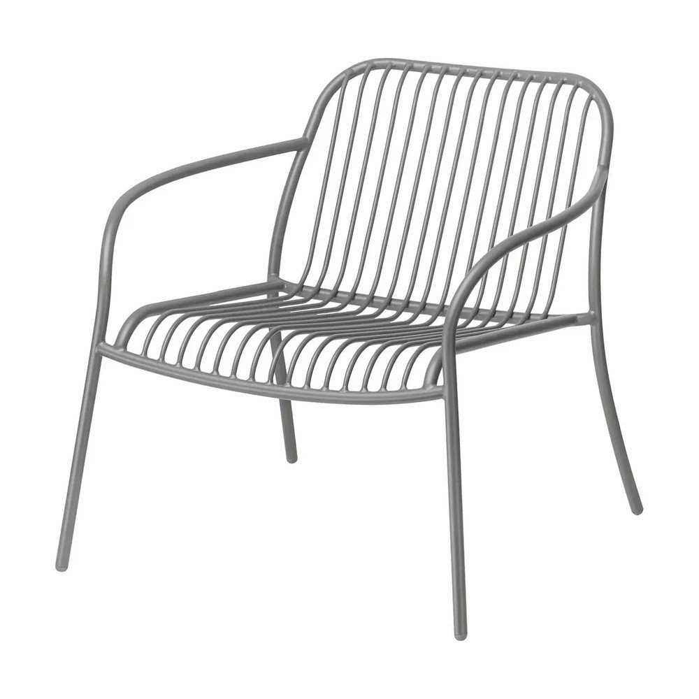 Szary metalowy fotel ogrodowy Yua Wire – Blomus