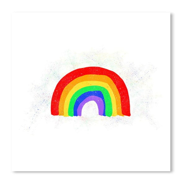 Plakat Americanflat Rainbow, 30x30 cm