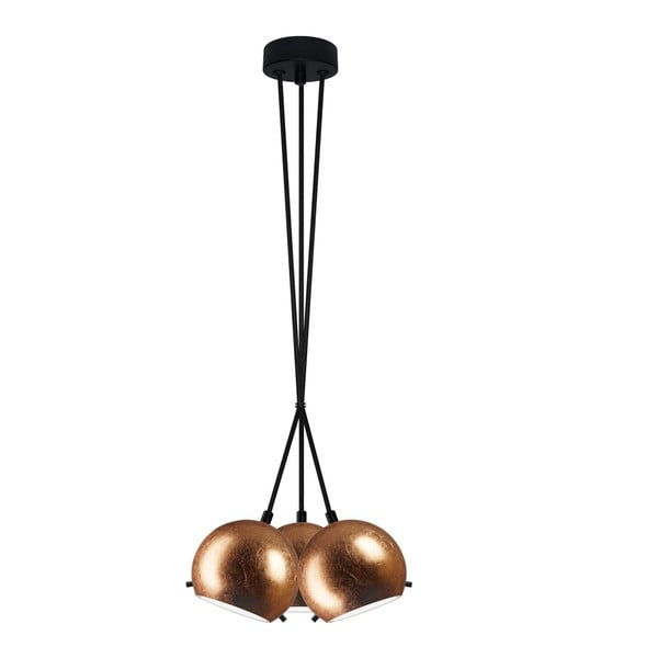 Potrójna lampa MYOO copper/black/black