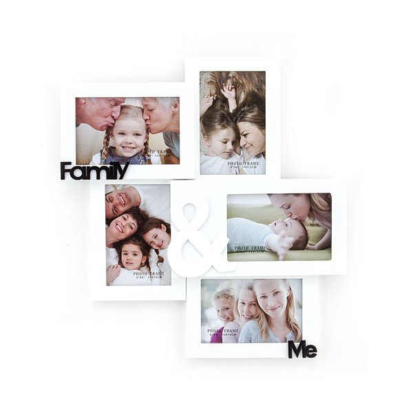 Drewniana ramka ścienna na zdjęcia Tomasucci Family And Me, na fotografie o wym. 10x15 cm