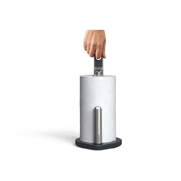 Ciemnoszary plastikowy stojak na ręczniki papierowe Hold – Joseph Joseph-image-3