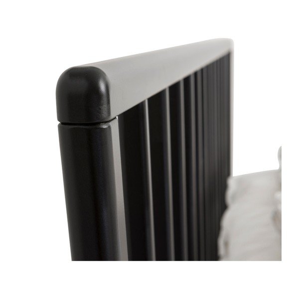 Czarne łóżko wykonane ręcznie z litego drewna brzozowego Kiteen Melodia, 160x200 cm-image-4