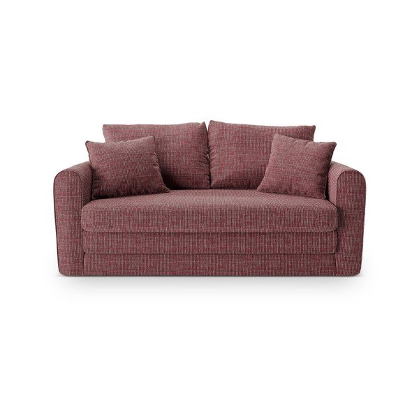 Ciemnoróżowa rozkładana sofa 158 cm Lido – Micadoni -image-2