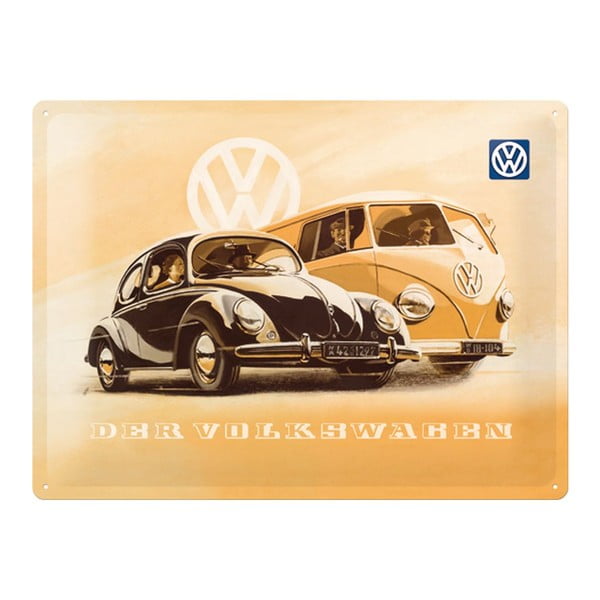 Blaszana tablica Der Volkswagen, 30x40 cm