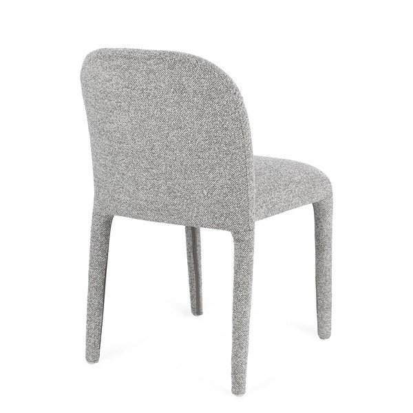 Szare krzesło z materiału bouclé Antara – Bizzotto-image-4
