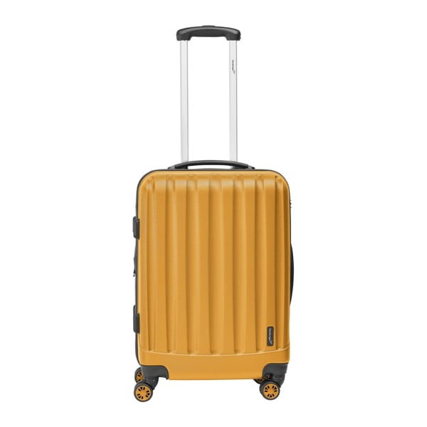 Pomarańczowa walizka podróżna Packenger Mariana, 74 l