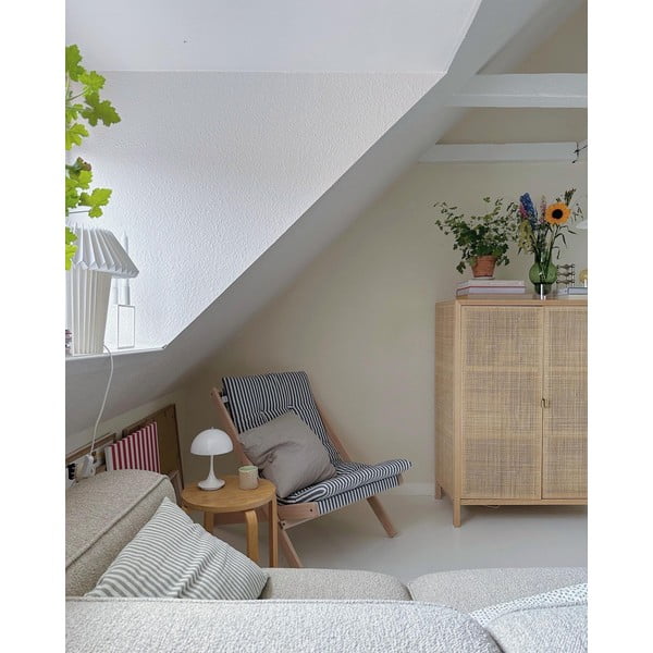 Fotel rozkładany Karup Design Boogie Raw/Beach Blue-image-4