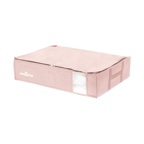 Różowy pojemnik na ubrania pod łóżko Compactor XXL Pink Edition 3D Vacuum Bag, 145 l