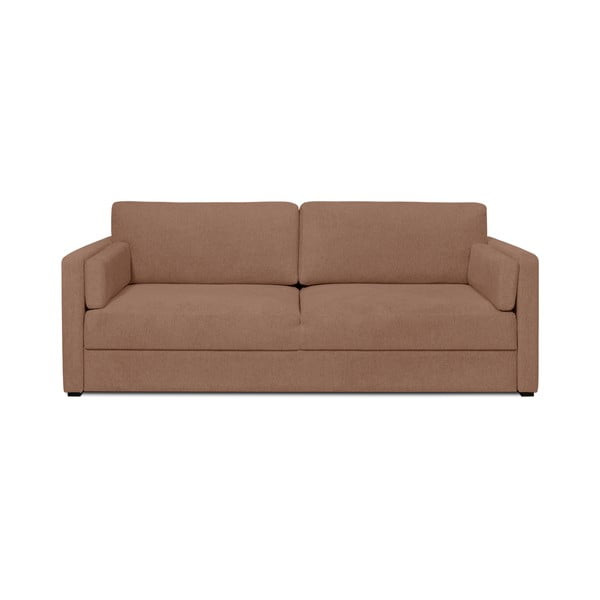 Brązowa sofa rozkładana 218 cm Resmo – Scandic