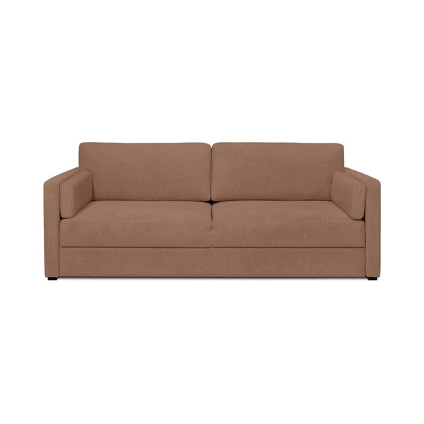 Brązowa sofa rozkładana 218 cm Resmo – Scandic