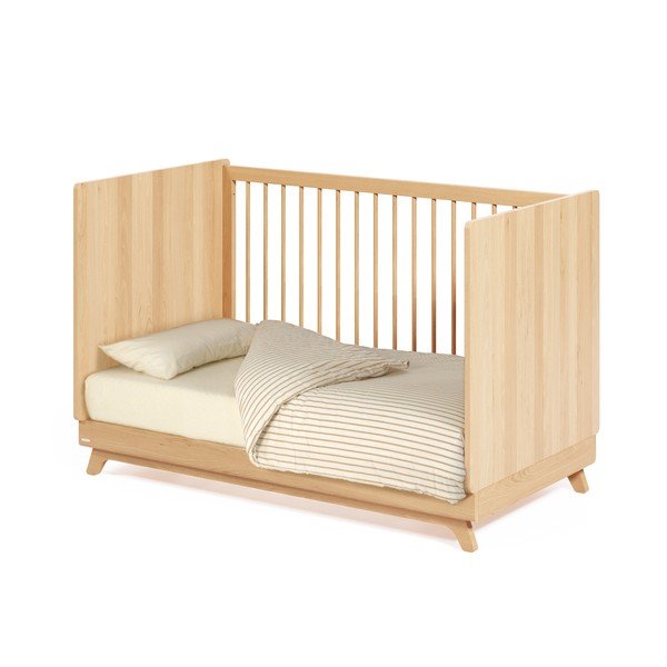 Łóżeczko dziecięce z drewna jesionowego Kave Home Maralis, 70x140 cm-image-3