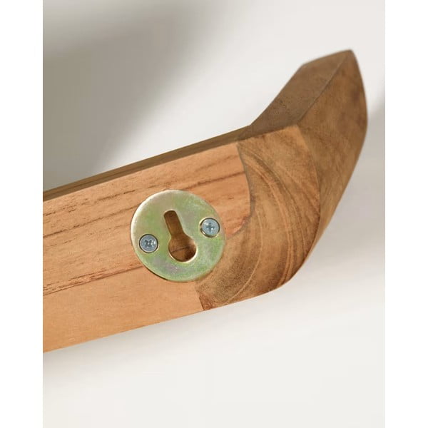 Zestaw 2 półek z drewna tekowego Kave Home Shamel-image-2