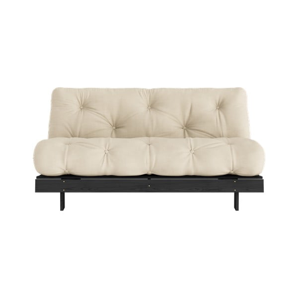 Beżowa rozkładana sofa 160 cm Roots Black Night – Karup Design-image-3
