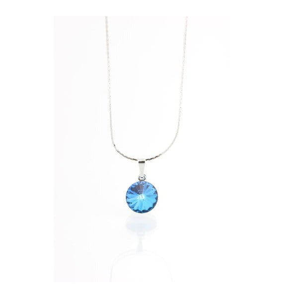 Niebieska Naszyjnik z kryształami Swarovskiego Yasmine Longie