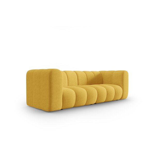 Żółta sofa 228 cm Lupine – Micadoni Home-image-2