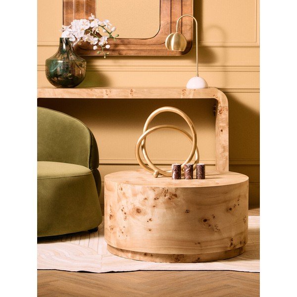 Okrągły stolik w naturalnym kolorze ø 80 cm Mota – Premier Housewares-image-3