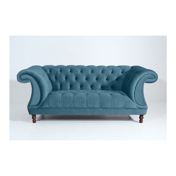 Ciemnoturkusowa sofa Max Winzer Ivette, 200 cm