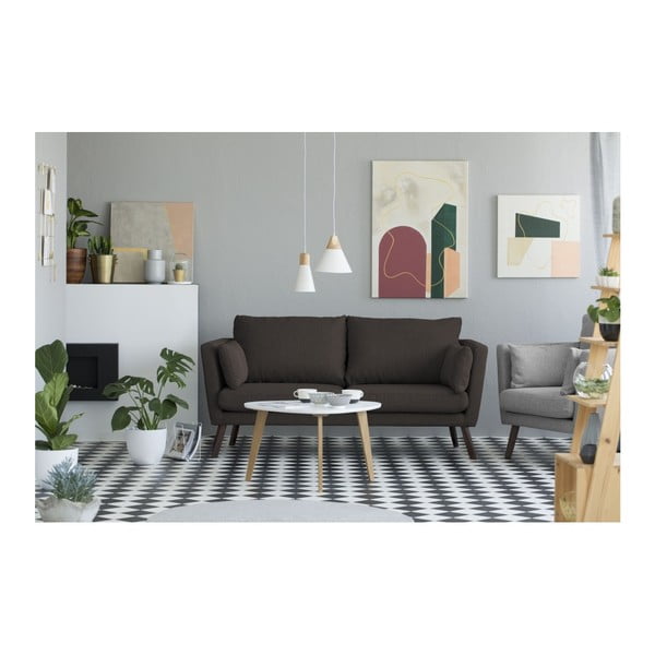 Brązowa sofa 3-osobowa Mazzini Sofas Elena-image-3