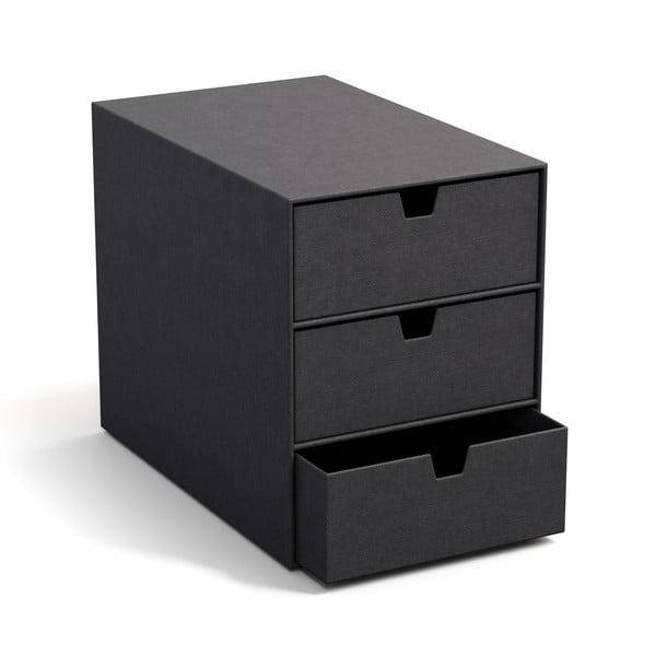 Kartonowy organizer z szufladką Ingrid Canvas Paper Laminate – Bigso-image-3