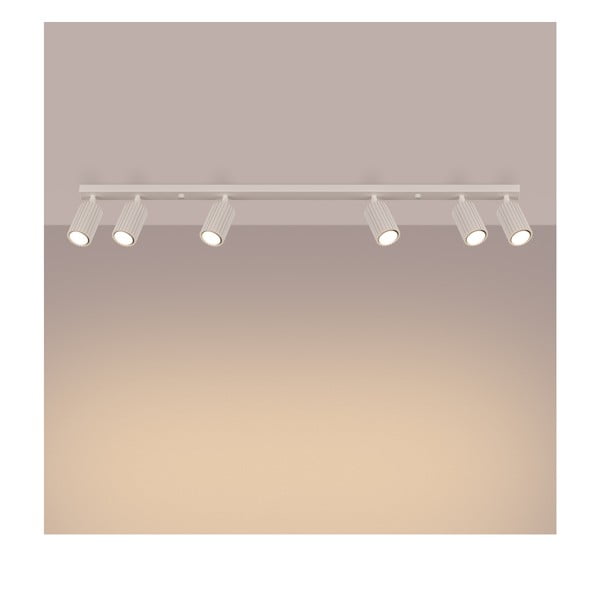 Kremowa lampa punktowa 6,5x117 cm Gleam – Sollux-image-2