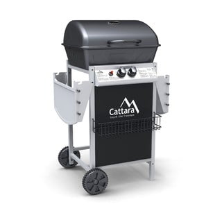 Grill ogrodowy na gaz z kółkami Cattara Party Point Flame Tamer