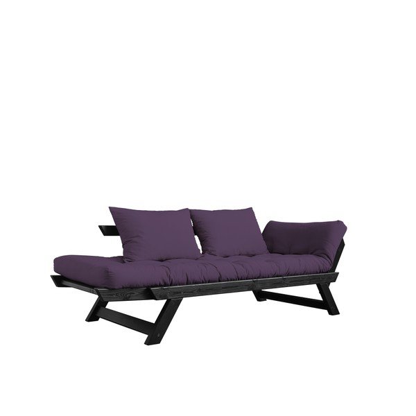 Sofa rozkładana Karup Bebop Black/Purple-image-4