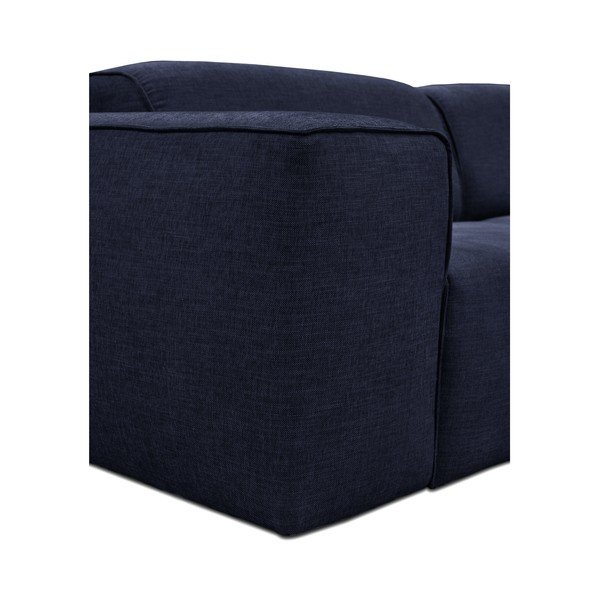 Niebieska sofa 3-osobowaz pufem Cosmopolitan Design Phoenix-image-4