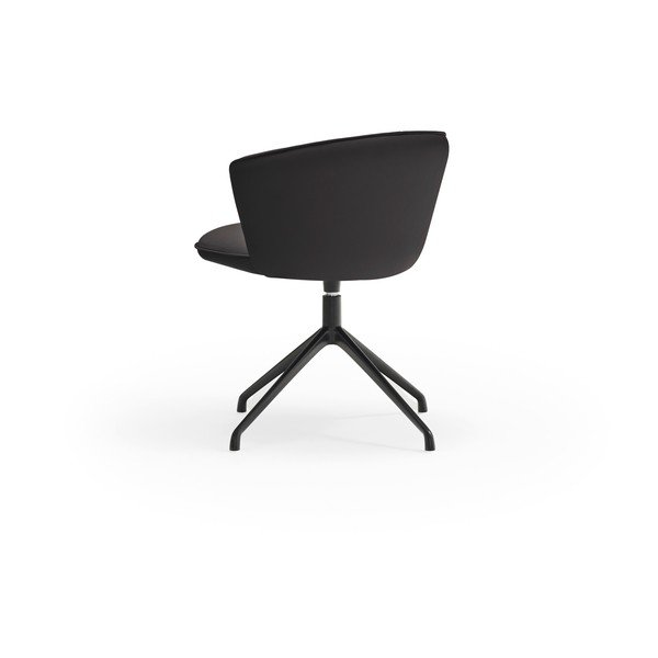 Czarne tapicerowane fotele jadalniane zestaw 2 szt. Add – Teulat-image-2