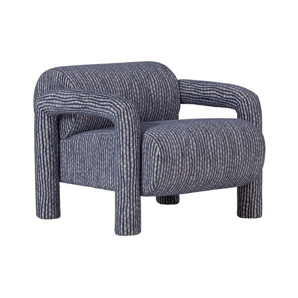 Szaroniebieski fotel Lenny – WOOOD