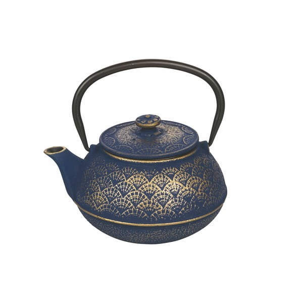 Niebieski żeliwny dzbanek do herbaty Villa d'Este Hosaka, 800 ml