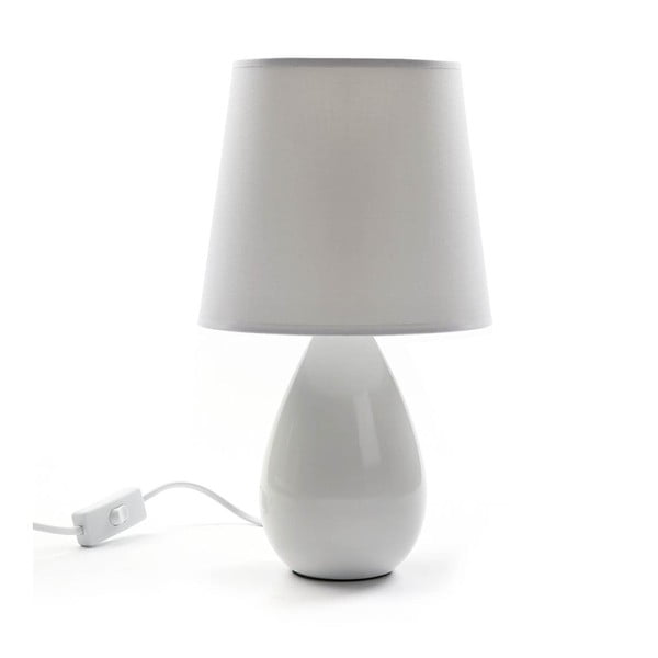 Lampa stołowa White Lamp in Ceramic