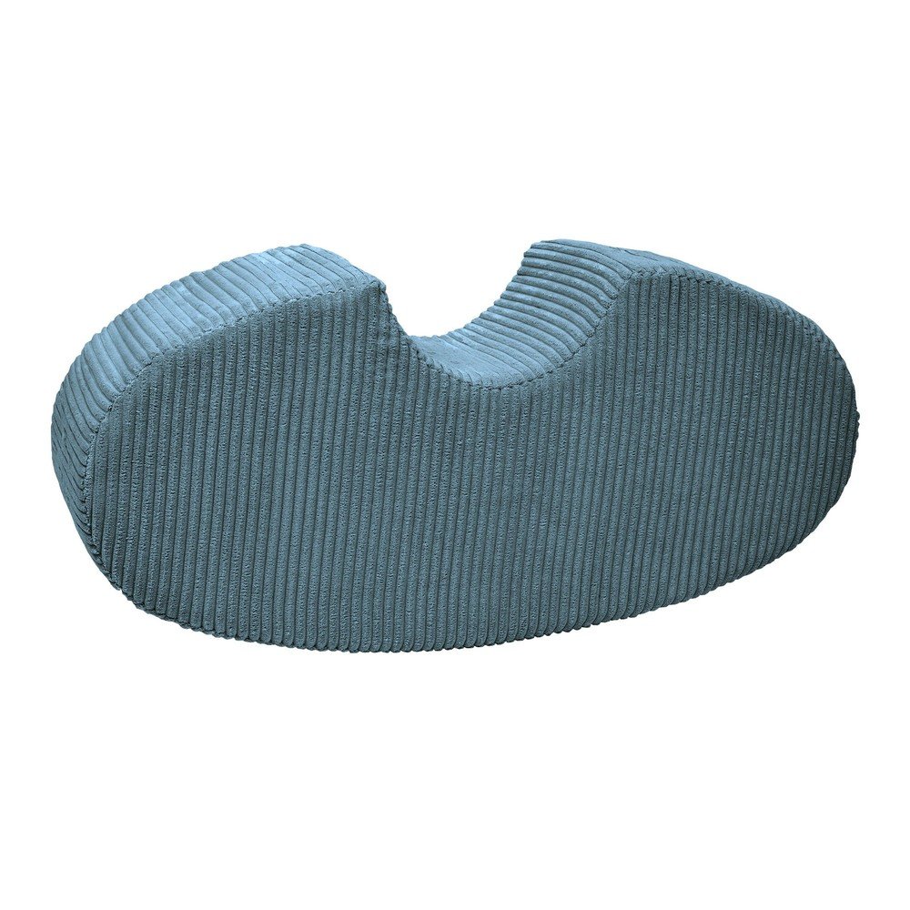 Turkusowa sztruksowa huśtawka wysokość 80 cm 35x24 cm – Meowbaby