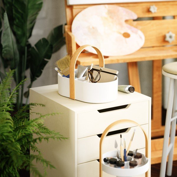 Biały organizer łazienkowy Bellwood – Umbra-image-2