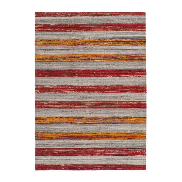Czerwono-pomarańczowy dywan Evita, 120x170cm
