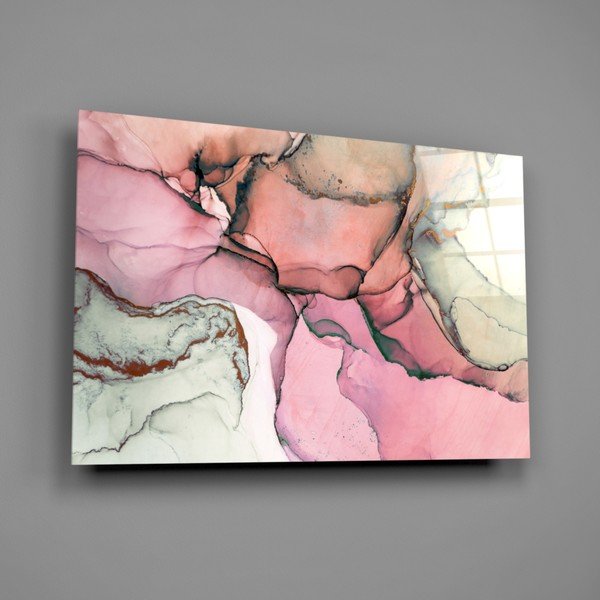 Szklany obraz Insigne Rose Marble Pattern, 110x70 cm-image-3
