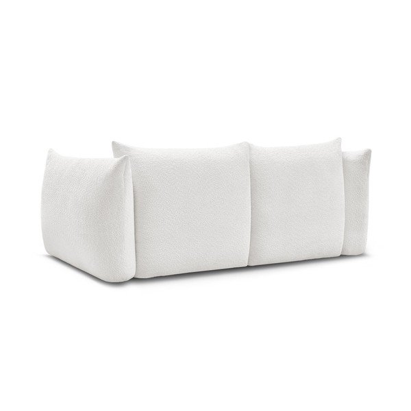 Biała sofa z materiału bouclé 234 cm Azra – Bobochic Paris-image-4
