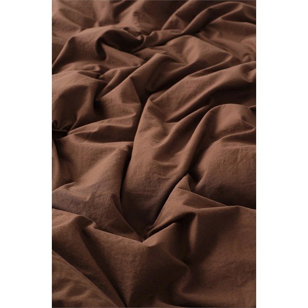 Brązowa pościel jednoosobowa z bawełny organicznej 150x200 cm Juliette – Ellos Home-image-2