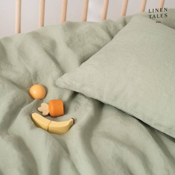 Lniana pościel dziecięca jednoosobowa 140x200 cm – Linen Tales-image-2