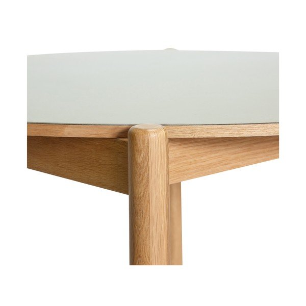 Okrągły stół z litego drewna dębowego ø 115 cm Oblique – Hübsch-image-4