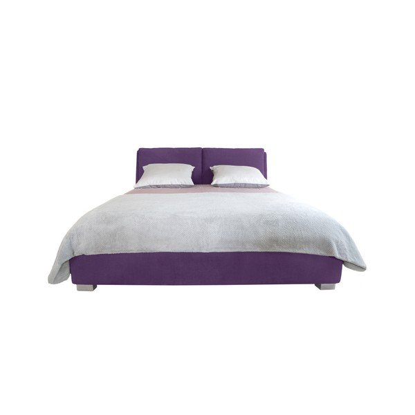 Fioletowe łóżko 2-osobowe Mazzini Beds Vicky, 180x200 cm-image-4
