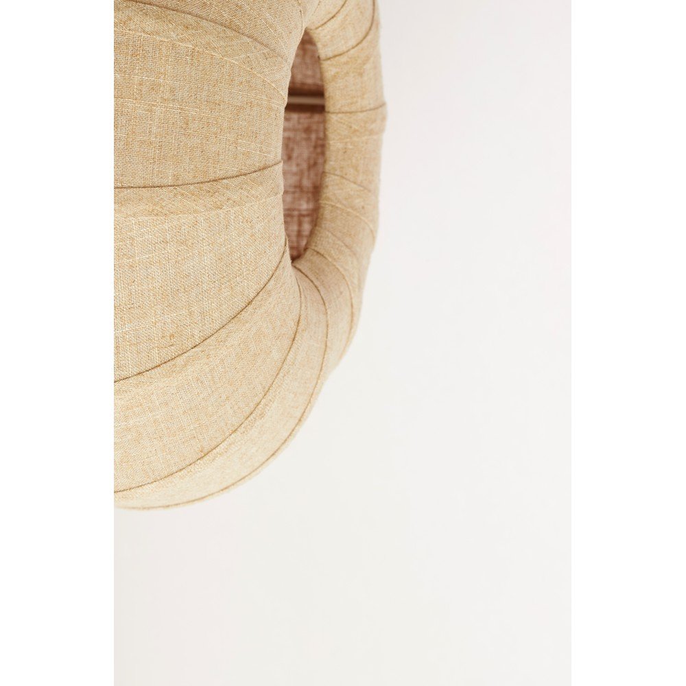 Beżowa lampa sufitowa z tekstylnym kloszem ø 40 cm Zosia – Light & Living (zdjęcie 6)