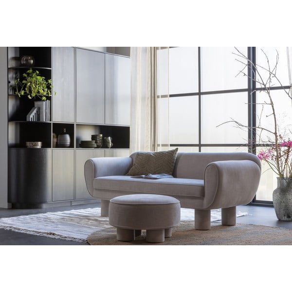 Czarny regał modułowy z litego drewna sosnowego 266x210 cm Finca – WOOOD-image-1