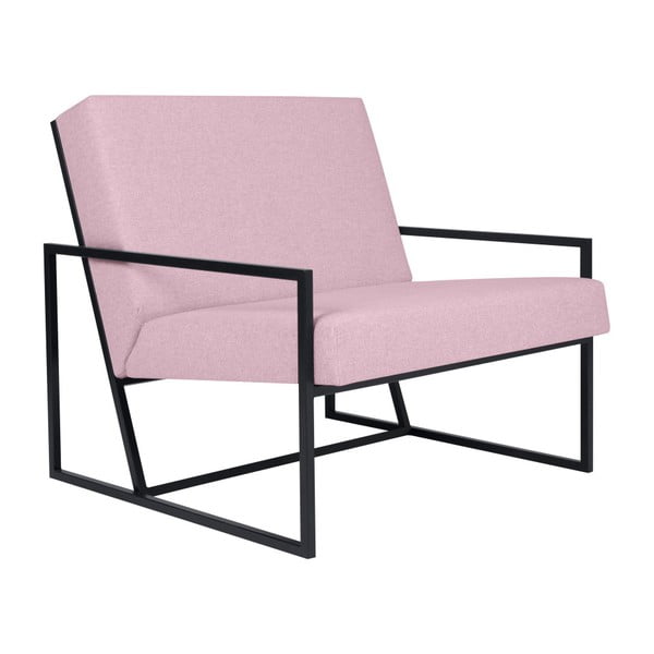 Różowy fotel BSL Concept Geometric