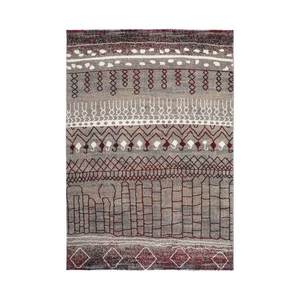 Brązowy dywan Kayoom Tassala Red, 80x150 cm