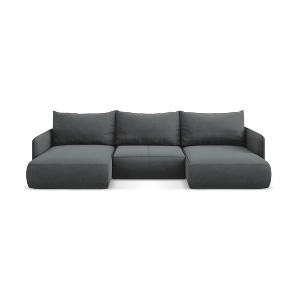 Szary rozkładany/ze schowkiem narożnik Nanea – Makamii